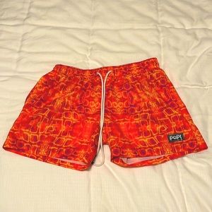 Berry Beachy Swimwear Papi Swim Lava 5.5” Men’s Swim Trunks